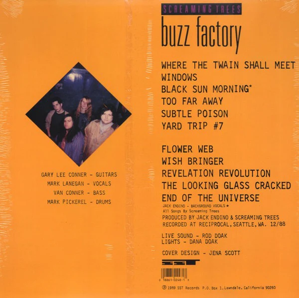 SCREAMING TREES, Buzz Factory (SST Records; SST 248, US 2000s Reissue) LP NEW/NEW - Image 2