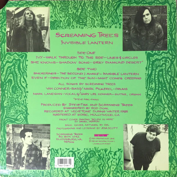 SCREAMING TREES, Invisible Lantern (SST Records; SST 188, US 1988) LP VG/G+ - Image 2