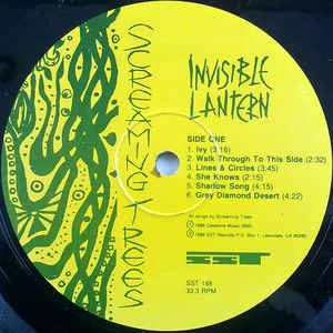 SCREAMING TREES, Invisible Lantern (SST Records; SST 188, US 2000s Reissue) LP NEW/NEW - Image 3