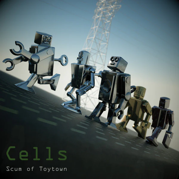 SCUM OF TOYTOWN, Cells (Ruin Nation Records ; BOLLOX 034, Germany 2015, Insert) LP VG/EX