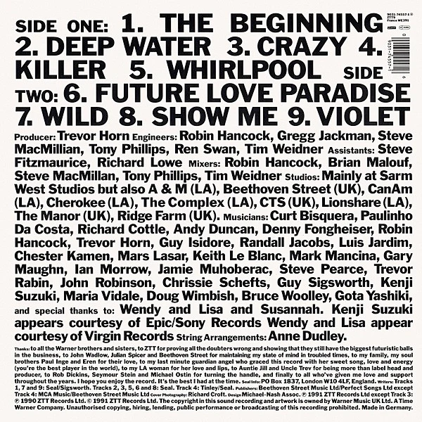 SEAL, Seal (ZTT; 9031-74557-1, Europe 1991, Alternate version of the album, different version of "Wild", different mixes of "Killer" and "Violet", longer version of "Crazy") LP VG/VG - Image 2