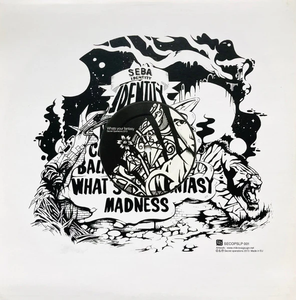 SEBA, Identity (Whats Your Fantasy / Madness) (Secret Operations; SECOPSLP001, UK 2013, Picture Sleeve), SALE - Up to 50% Off the Original Price  12" /VG - Image 2