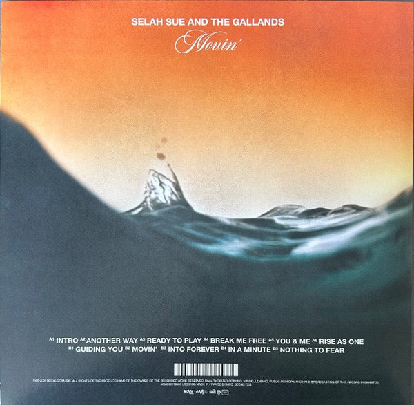 SELAH SUE, THE GALLANDS, Movin' (Because Music; BEC5617353,  2026) LP NEW/NEW - Image 2