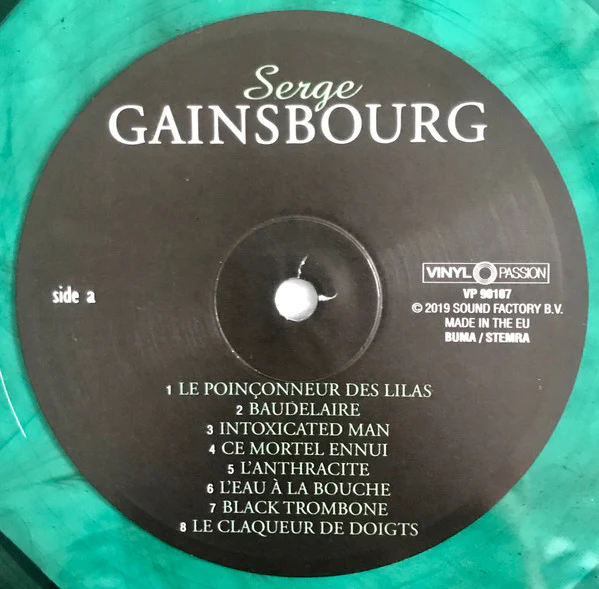 SERGE GAINSBOURG, Gainsbourg Avant Gainsbarre (Vinyl Passion; VP 90107, Europe 2019, Limited To 1500 On Green Vinyl. RSD 2019) LP VG/VG+ - Image 3