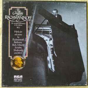 SERGEI RACHMANINOFF, The Complete Rachmaninoff Vol 2 - His Recorded Performances (RCA Victrola; AVM3 0261, Netherlands 1973, Box Set), SALE - Up to 50% Off the Original Price 3xLP VG+/VG+