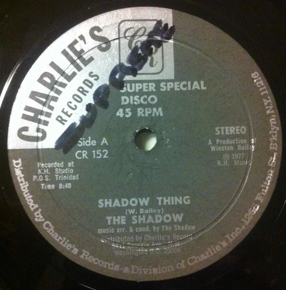 SHADOW, Shadow Thing (Charlie's Records; CR 152, US 1977), SALE - Up to 50% Off the Original Price  12" /G+