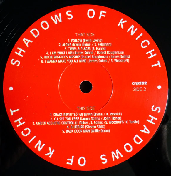 SHADOWS OF KNIGHT, Shadows Of Knight (Featuring Follow/Alone/Shake)  (Cherry Red; SKS6002, UK 2013 Reissue) LP VG+/VG - Image 3