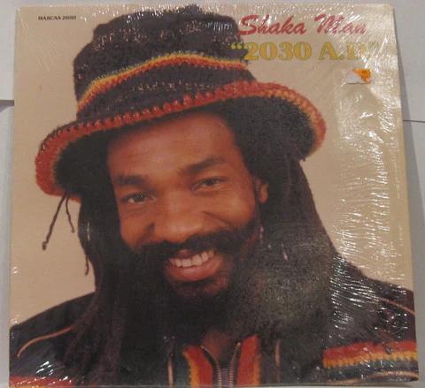 SHAKA MAN, 2030 A.D. (Majicaa Records ; 20001, US 1980s) LP VG/VG+