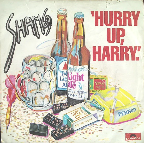 SHAM 69, Hurry Up Harry / No Entry (Polydor ; POSP 7, UK 1978, Picture Sleeve) 7" EX/EX