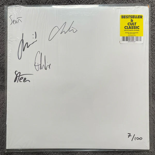SHAME, Cutthroat (Dead Oceans; DOC384LP-V1, Europe 2025, Test Pressing, Signed by all members, Numbered, Ltd to 100, Discogs states White Label but is standard label), SALE - Up to 50% Off t LP EX/M