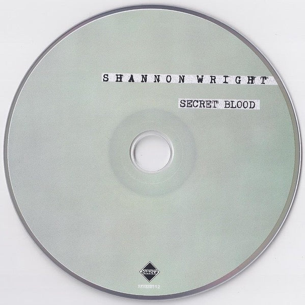 SHANNON WRIGHT, Secret Blood (Vicious Circle; REVERB112, France 2010, Jewel Case) CD VG+/VG+ - Image 3
