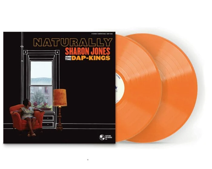SHARON JONES AND THE DAP-KINGS, Naturally (Daptone Records; DAP-082, US 2025 Reissue, Remastered, Limited Edition, 20th Anniversary Edition, Orange Vinyl), SALE - Up to 50% Off the Original LP NEW/NEW - Image 2