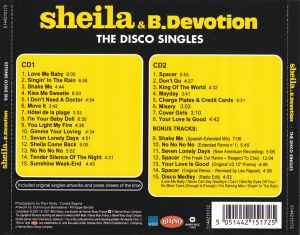 SHEILA & B. DEVOTION, The Disco Singles (Rhino Records; 5144215172, France 2007, Jewel Case) CD VG+/VG+ - Image 2