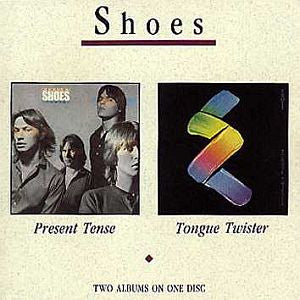 SHOES, Present Tense/Tongue Twister (Black Vinyl Records; BV19888, US 2005) CD VG+/VG+