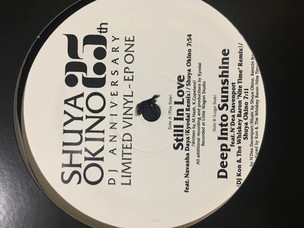SHUYA OKINO, 25th DJ Anniversary (Limited Vinyl) (Especial Distribution; ESPD-023, Japan 2014, Limited to 100 copies. Comes with a tote bag.) 2xLP /EX