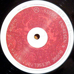 SIDSEL ENDRESEN & BUGGE WESSELTOFT, Try (Jazzland Recordings; 019 378-1, Norway 2002, Plain Sleeve) 12" /VG+