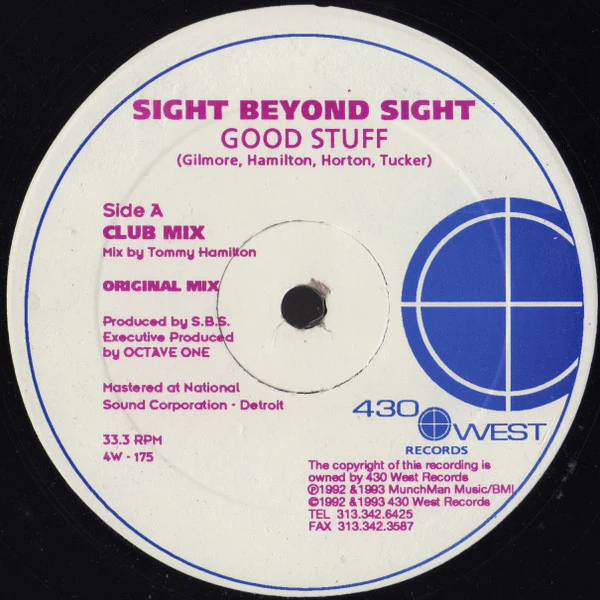 SIGHT BEYOND SIGHT, Good Stuff (430 West; 4W-175, US 1993) 12" /VG