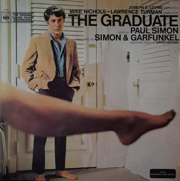 SIMON AND GARFUNKEL, The Graduate (Original Sound Track Recordings) (CBS; 70042, UK 1968, Laminated Front Sleeve, Company Inner) LP VG/G+