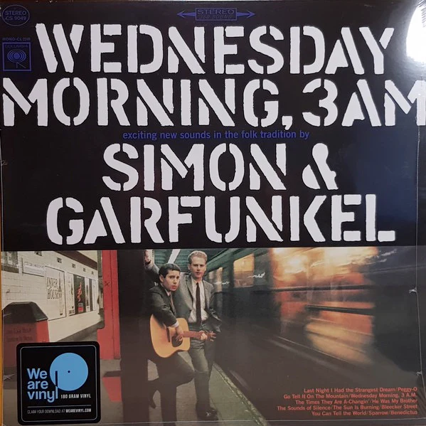 SIMON & GARFUNKEL, Wednesday Morning, 3 A.M. (Columbia ; CS 9049, Europe 2018 Reissue, Download Code) LP NEW/NEW