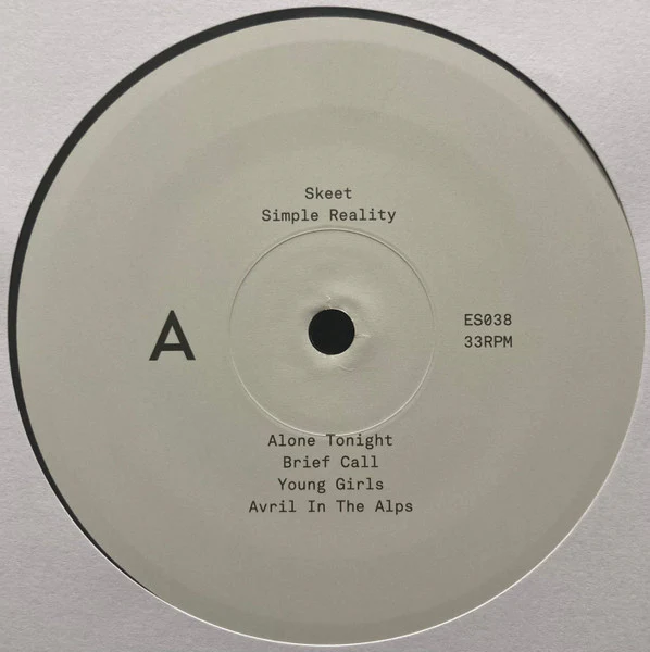 SKEET, Simple Reality (Efficient Space; ES038, Australia 2024, Textured Sleeve), SALE - Up to 50% Off the Original Price LP VG+/VG+ - Image 3