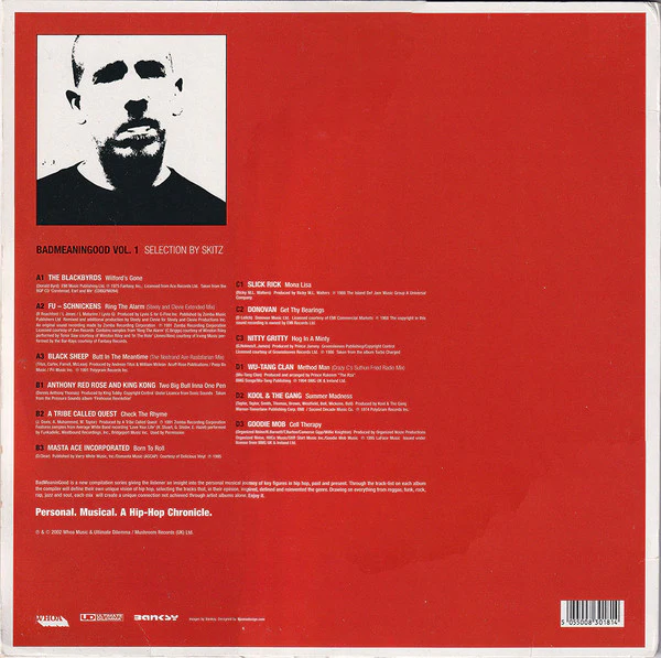 SKITZ, Badmeaningood Vol. 1: Skitz (Ultimate Dilemma; UDRLP018, UK 2002, Banksy Sleeve), SALE - Up to 50% Off the Original Price  2xLP VG+/VG - Image 2