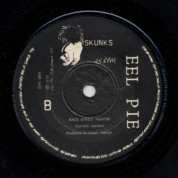 SKUNKS, Good From The Bad / Back Street Fighting (Eel Pie ; EPS 001, UK 1978, Company Sleeve), SALE - Up to 50% Off the Original Price  7" EP VG+/EX - Image 2