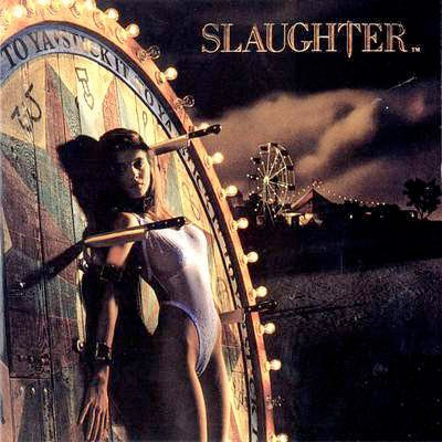 SLAUGHTER, Stick It To Ya (Chrysalis; CHR 1702, UK 1990) LP VG/VG+