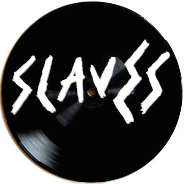 SLAVES, Beauty Quest / Girl Fight (Fonthill Records ; none, UK 2014, Stickered Plastic Sleeve, Picture Disc) 7" VG/VG+