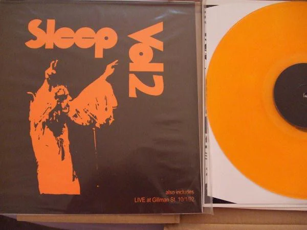 SLEEP, Vol 2 (+ Live At Gillman St. 10/1/92) (Not On Label; none, US , Unofficial. Orange vinyl) LP VG/VG+