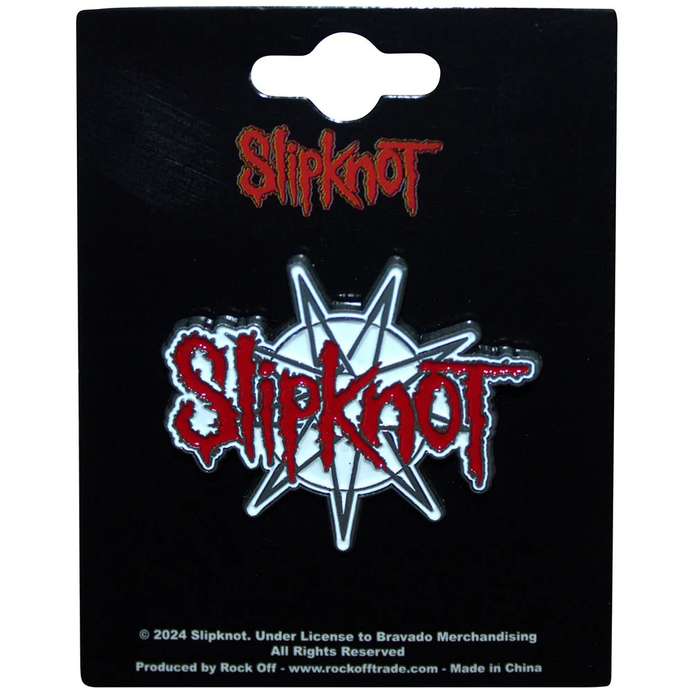 SLIPKNOT, Star Logo Pin Badge (, ) Accessories NEW/NEW