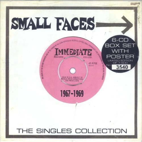 SMALL FACES, The Singles Collection (Essential! Records; ESB CD 725, UK 1999, Box Set, 6 Inners, Poster, MADE IN THE UK BY UNIVERSAL) 6xCDs VG/EX