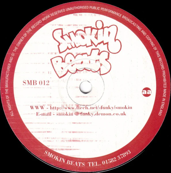 SMOKIN BEATS, Lessons In Disco II - (The Lesson Continues) (Smokin Beats; SMB 012, UK 1996, Stickered Company Sleeve) 12" VG/VG - Image 3