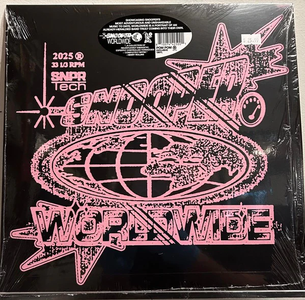 SNOOPER, Worldwide (Third Man Records; TMR1095LPC1, Europe 2025, Inner & Insert, Translucent Pink Vinyl), SALE - Up to 50% Off the Original Price LP NEW/NEW