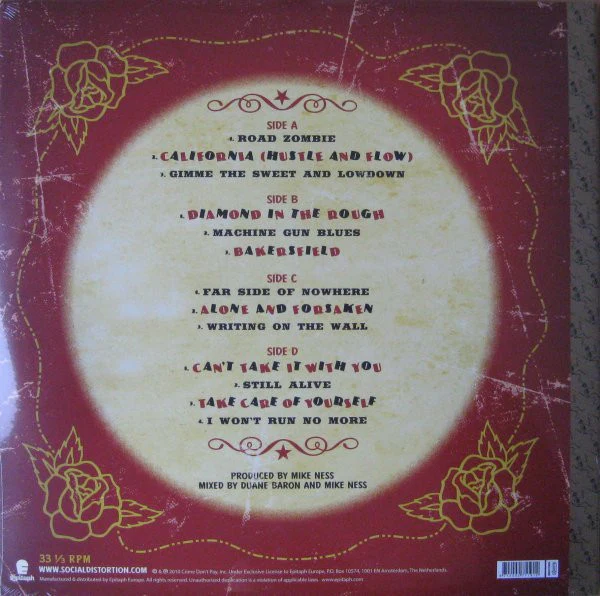 SOCIAL DISTORTION, Hard Times And Nursery Rhymes (Epitaph; 7119-1, Europe 2011, Gatefold, Poster, No CD) 2xLP VG/VG - Image 2