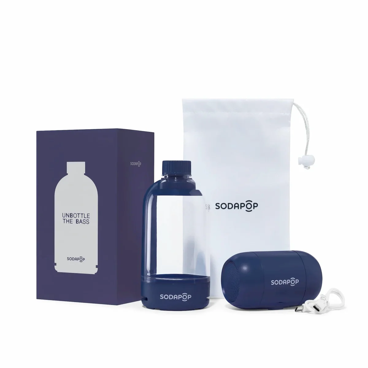 SODAPOP, Sodapop - Bluetooth Speaker - Midnight (Sodapop; , Europe 2026, High-quality stereo sound engineered for clarity and punch with innovative bass-enhancing design. Compact, lightweigh Accessories NEW/NEW - Image 2