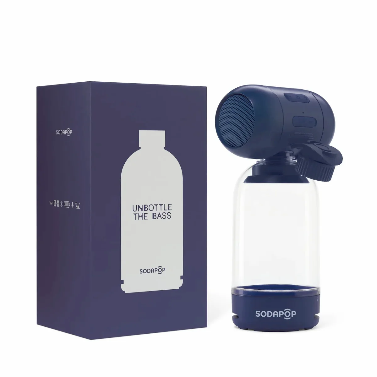 SODAPOP, Sodapop - Bluetooth Speaker - Midnight (Sodapop; , Europe 2026, High-quality stereo sound engineered for clarity and punch with innovative bass-enhancing design. Compact, lightweigh Accessories NEW/NEW - Image 3