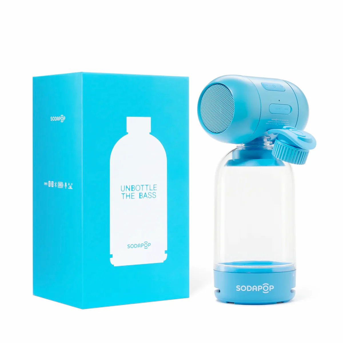 SODAPOP, Sodapop - Bluetooth Speaker - Skinny Dip (Sodapop; , Europe 2026, High-quality stereo sound engineered for clarity and punch with innovative bass-enhancing design. Compact, lightwei Accessories NEW/NEW - Image 3
