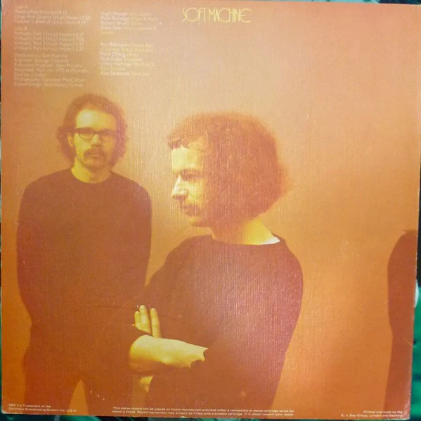 SOFT MACHINE, Fourth (CBS Orange Labels; S 64280, UK 1970s Reissue, Thin Card Textured Embossed Sleeve) LP VG+/VG - Image 2
