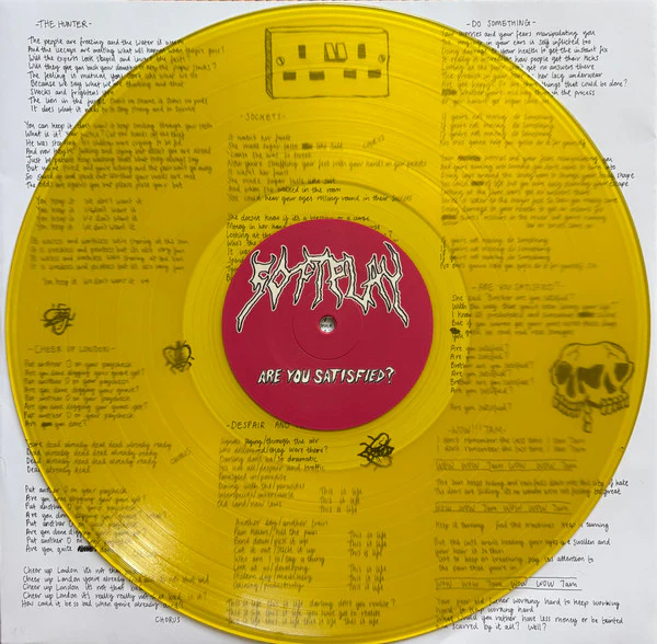 SOFT PLAY (SLAVES), Are You Satisfied? (Universal Music Recordings; 7816362, Worldwide 2025, Gatefold, 2 Inners, Pink and Yellow Vinyl) LP VG+/VG+ - Image 3