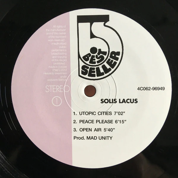 SOLIS LACUS, Solis Lacus (Heavenly Sweetness; H*S064VL, France 2012, Booklet & Insert) LP VG+/VG+ - Image 3