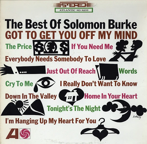 SOLOMON BURKE, The Best Of Solomon Burke (Atlantic; SD 8109, US 1970s Reissue, Pasteback Sleeve, Company Inner) LP VG+/VG
