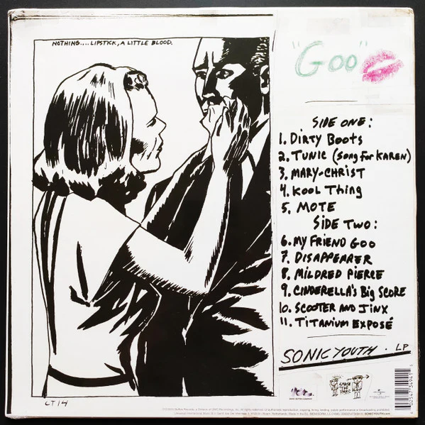 SONIC YOUTH, Goo (DGC; 4734941, Europe Reissue, Insert) LP NEW/NEW - Image 2