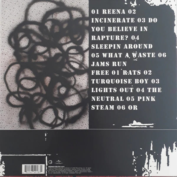 SONIC YOUTH, Rather Ripped (Geffen Records; 00602547491831, US 2016 Reissue, 180 Gram Vinyl) LP VG+/EX - Image 2