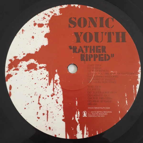 SONIC YOUTH, Rather Ripped (Geffen Records; 00602547491831, US 2016 Reissue, 180 Gram Vinyl) LP VG+/EX - Image 3