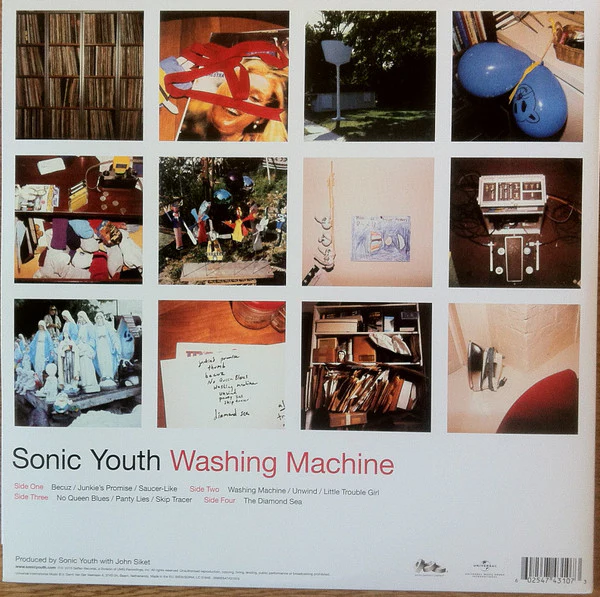 SONIC YOUTH, Washing Machine (DGC; 00602547431073, Europe 2015 Reissue, Gatefold, 2 Inserts, 180 Gram Vinyl) 2xLP VG+/EX - Image 2