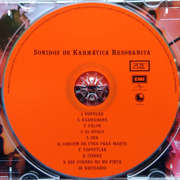 , Sonidos De Karm tica Resonancia (Panoram; 602435890036, Mexico 2021) CD VG+/VG+ - Image 2