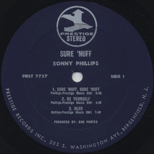 SONNY PHILLIPS, Sure 'Nuff (Prestige; PR 7737, US 1970, VAN GELDER stamp in runouts, Stereo), SALE - Up to 50% Off the Original Price  LP G+/G+ - Image 3