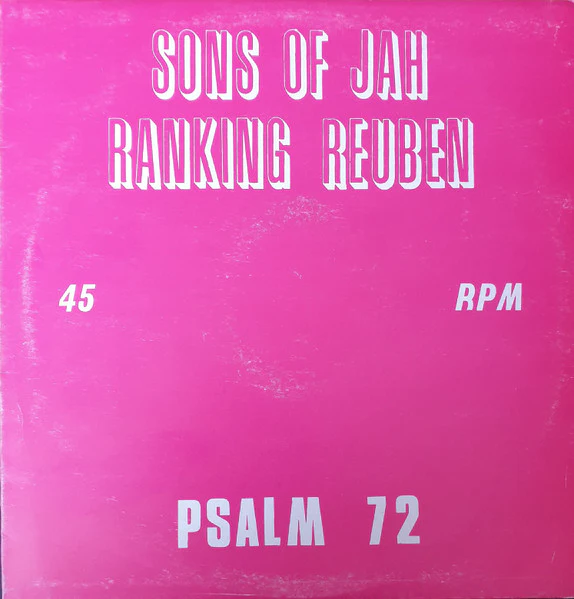 SONS OF JAH / RANKING REUBEN, Psalm 72 / Save The Children / Modern Day Slavery (Natty Congo; NC 001, UK 1978, Company Sleeve) 12" VG/VG