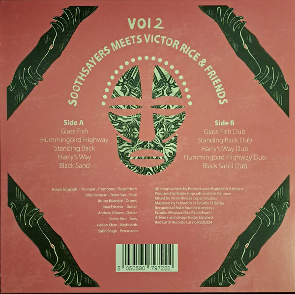 SOOTHSAYERS & VICTOR RICE, Soothsayers Meets Victor Rice & Friends Vol 2 (Red Earth Records; REDE024, UK 2023) LP VG+/VG+ - Image 2