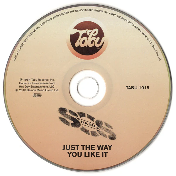 SOS BAND, Just The Way You Like It (Tabu Records; TABU 1018, UK 2013) CD EX/EX - Image 3